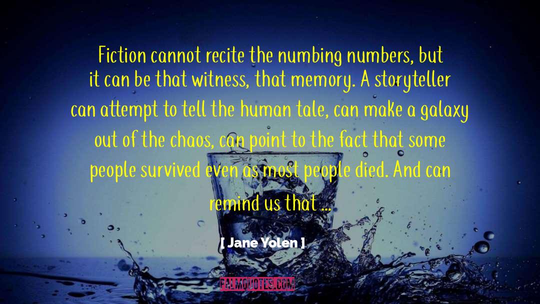 Numbing quotes by Jane Yolen