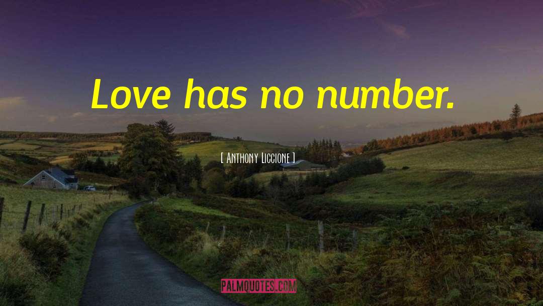 Numeral quotes by Anthony Liccione