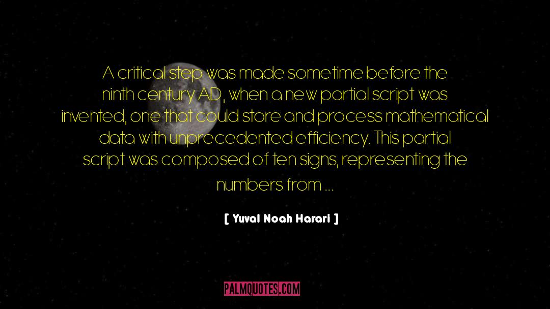 Numerals quotes by Yuval Noah Harari