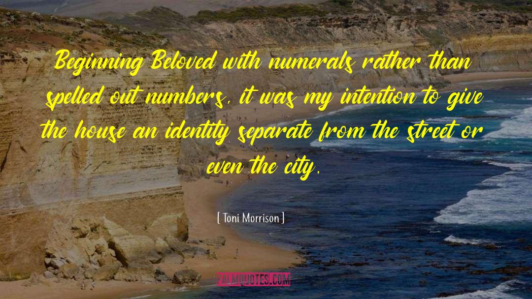 Numerals quotes by Toni Morrison