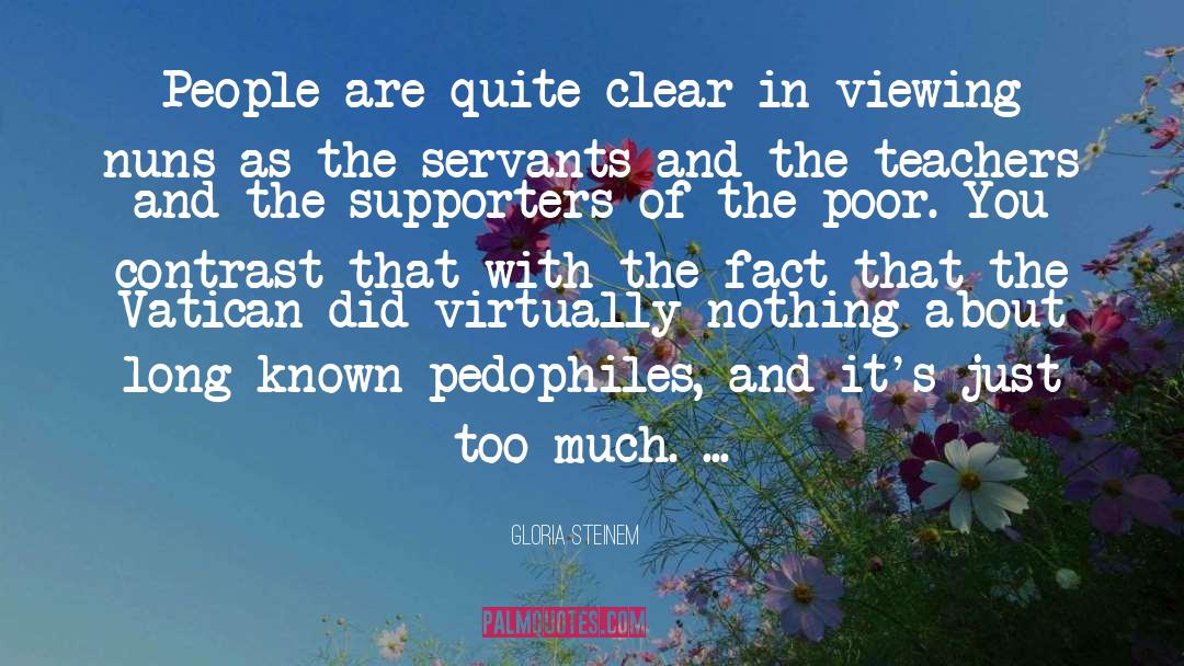 Nun quotes by Gloria Steinem