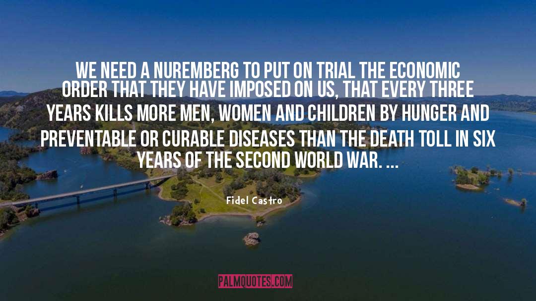 Nuremberg quotes by Fidel Castro