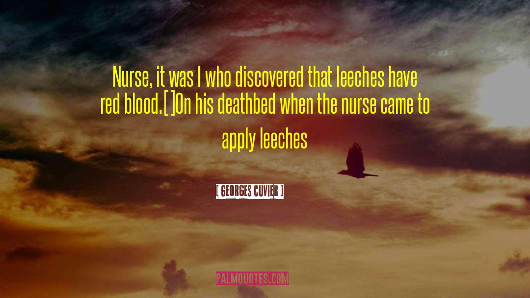 Nurse Encouragement quotes by Georges Cuvier