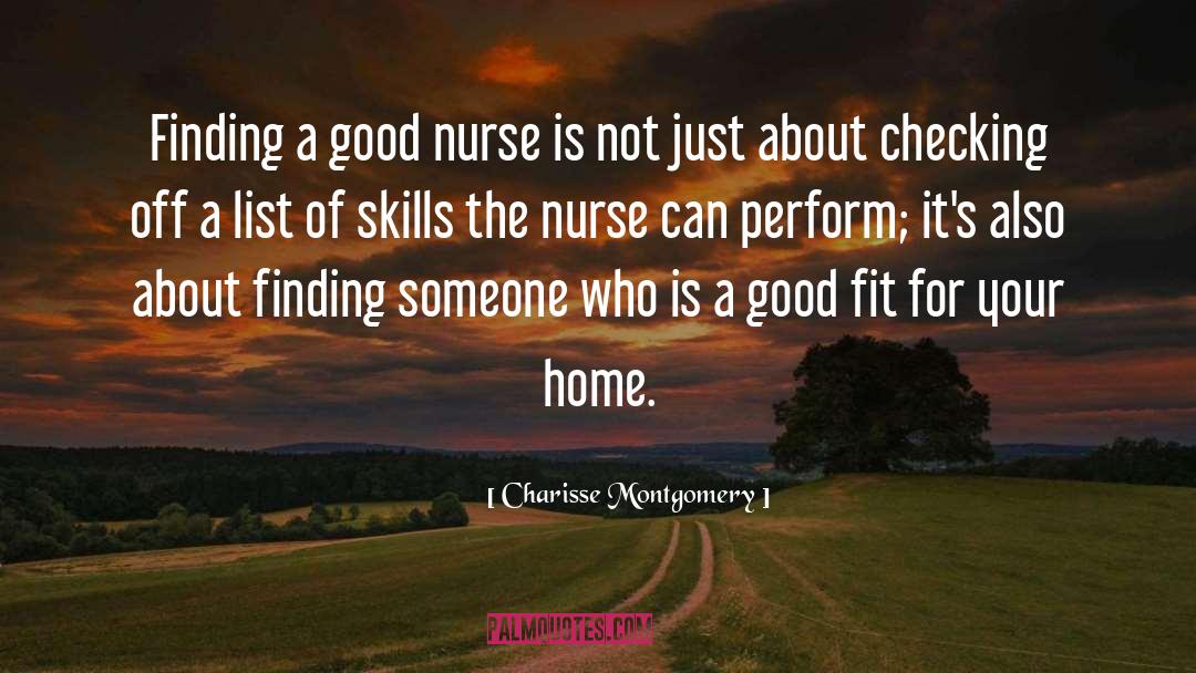 Nurse Encouragement quotes by Charisse Montgomery