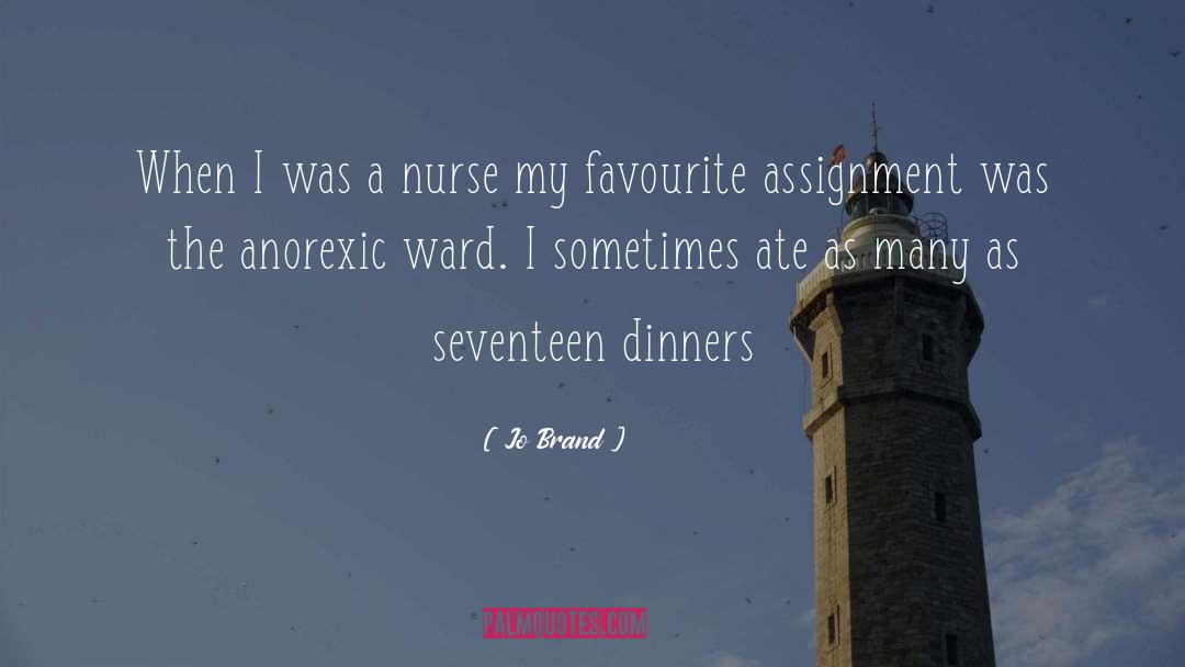 Nurse quotes by Jo Brand