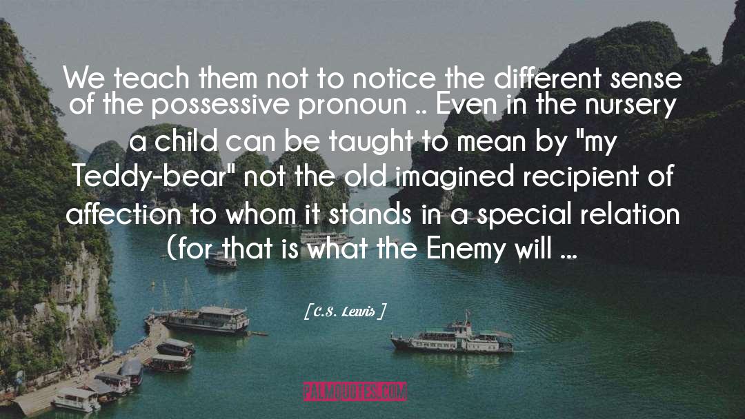 Nursery quotes by C.S. Lewis