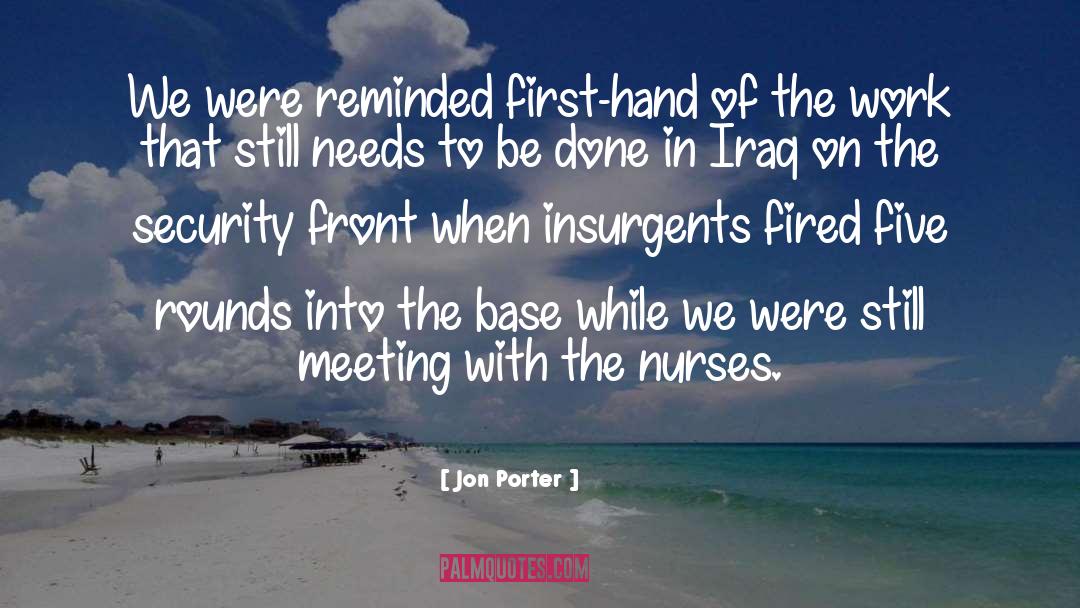 Nurses quotes by Jon Porter