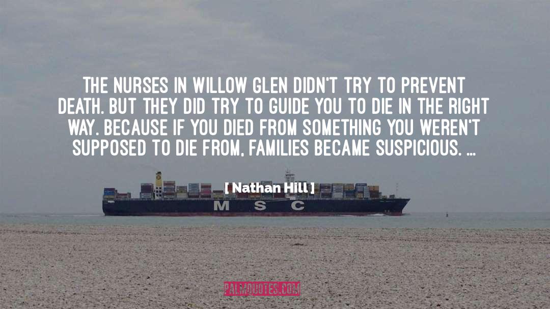 Nurses quotes by Nathan Hill