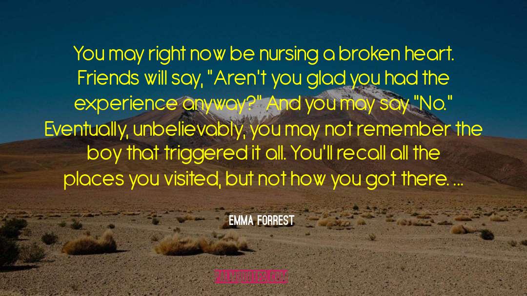 Nursing Assistants quotes by Emma Forrest