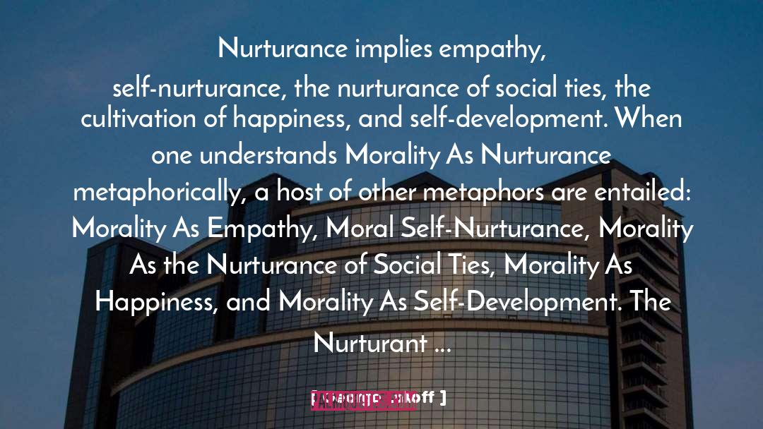 Nurturance quotes by George Lakoff