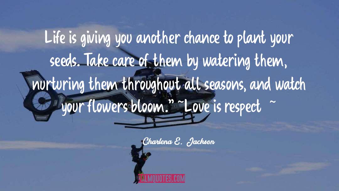 Nurturing quotes by Charlena E.  Jackson