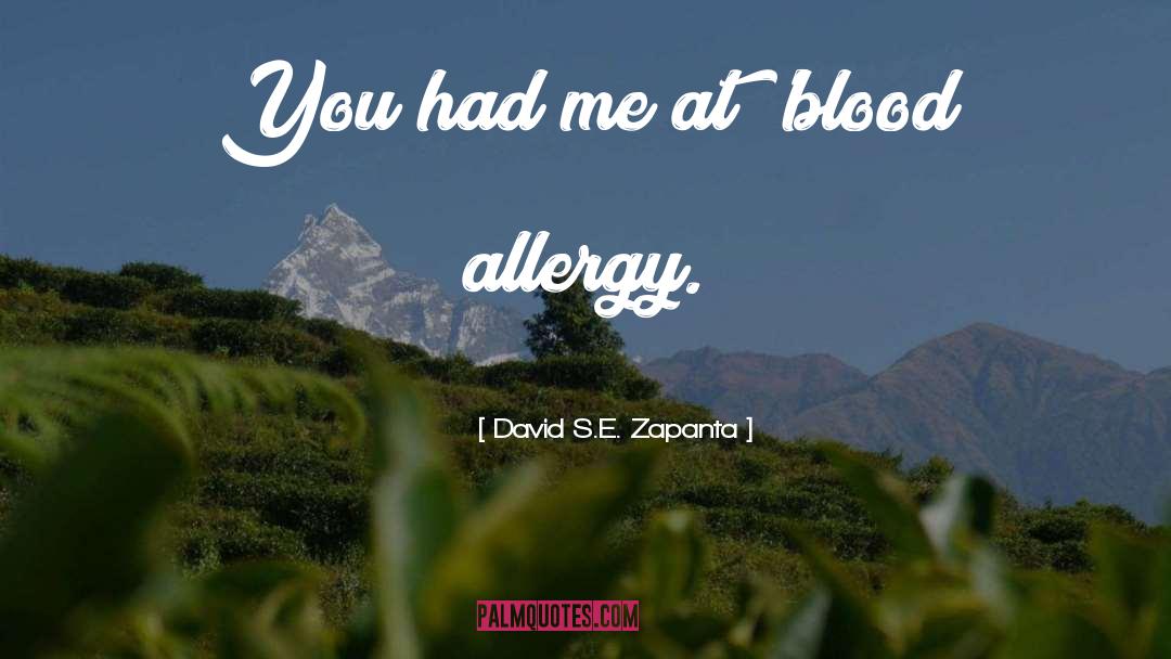 Nutrasweet Allergy quotes by David S.E. Zapanta