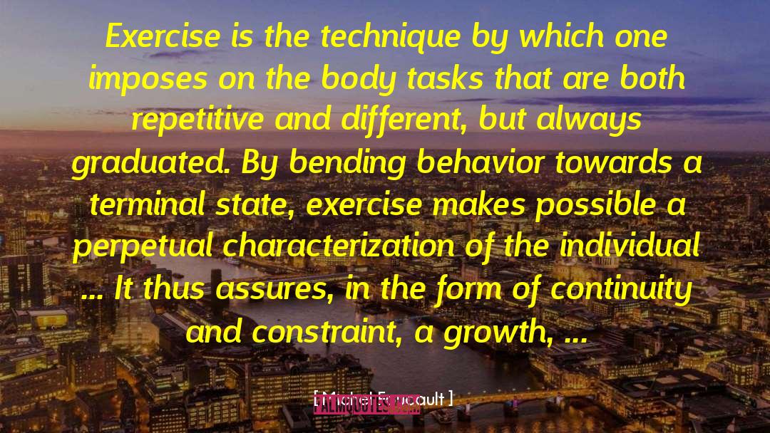 Nutrition And Exercise quotes by Michel Foucault