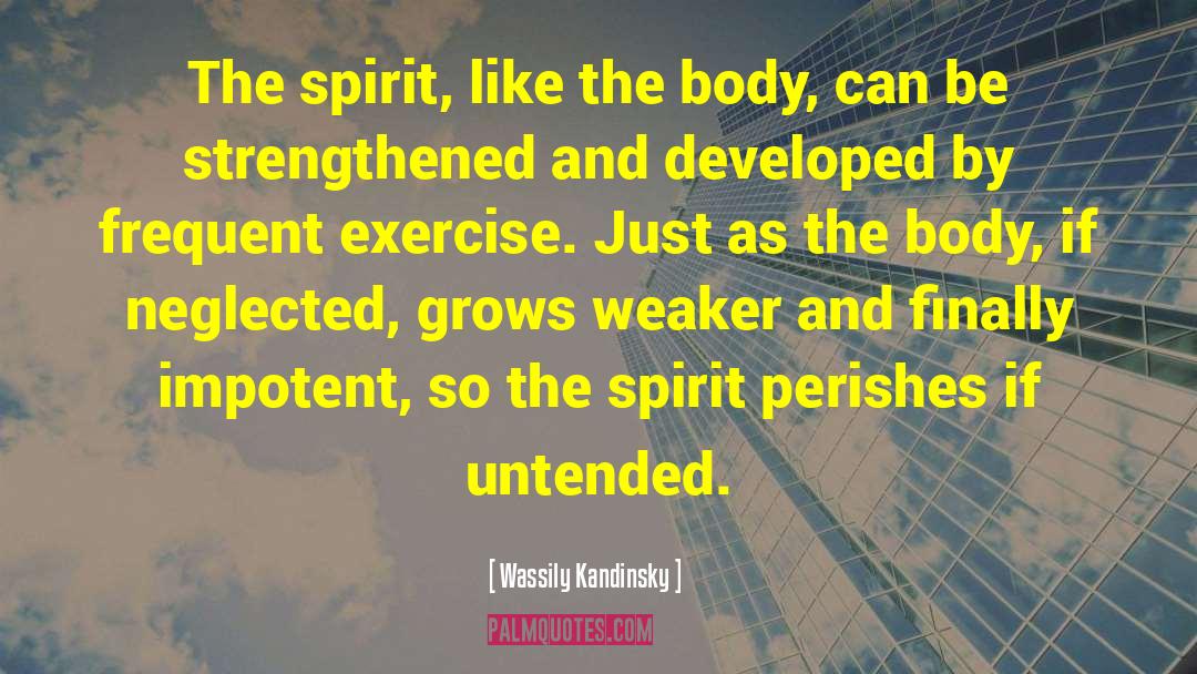 Nutrition And Exercise quotes by Wassily Kandinsky