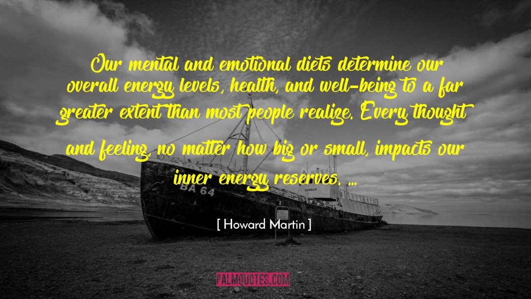 Nutrition And Mental Health quotes by Howard Martin