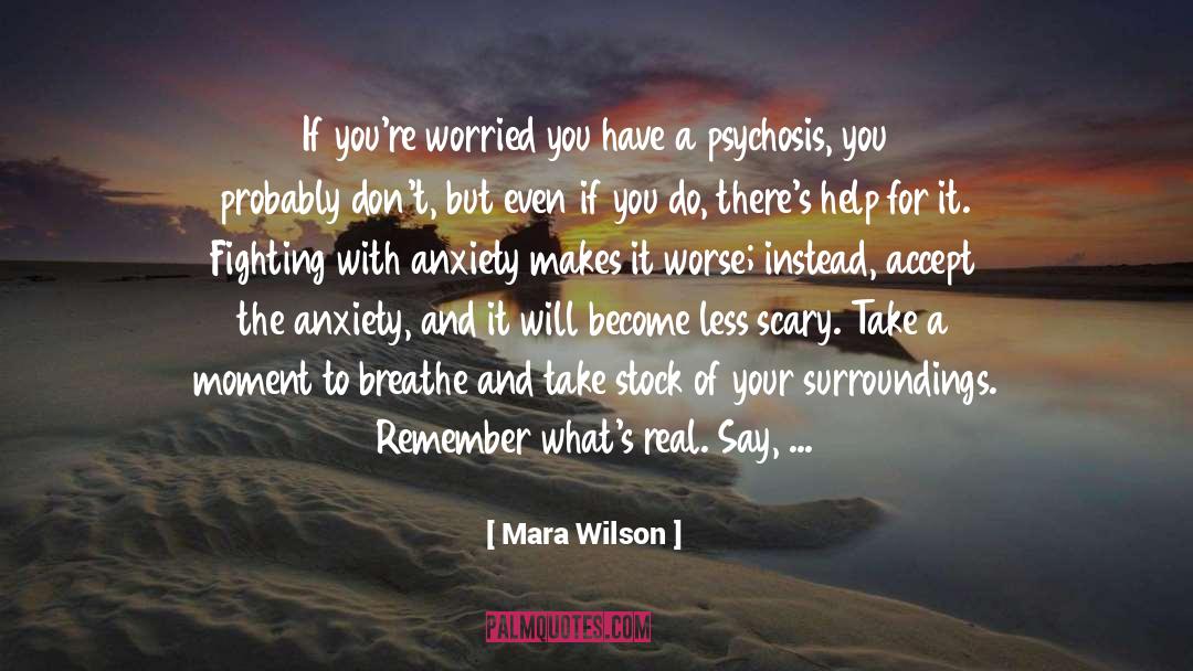 Nutrition And Mental Health quotes by Mara Wilson