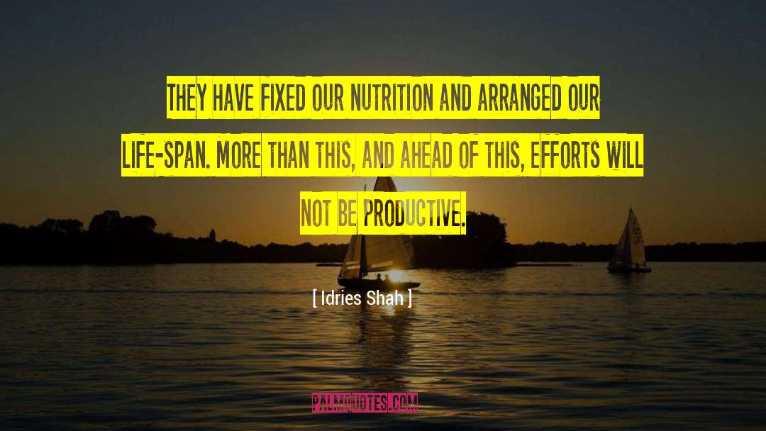 Nutrition quotes by Idries Shah