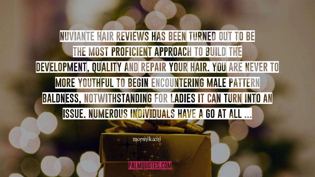 Nuviante Hair Care quotes by Morshikachi