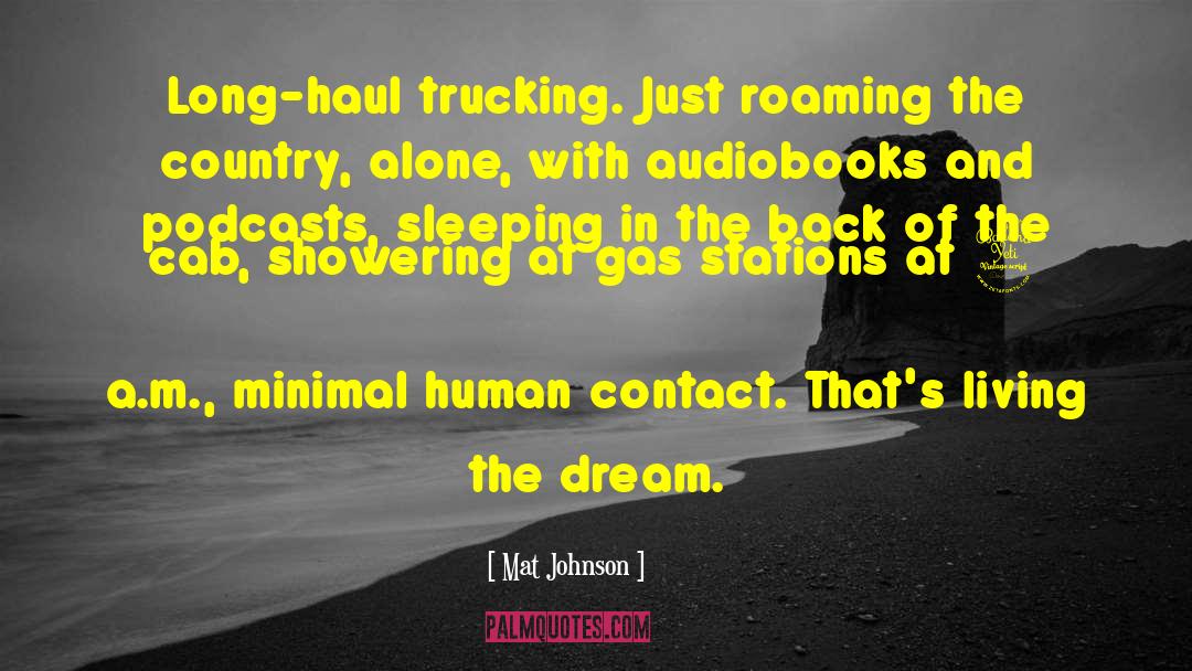Nuzum Trucking quotes by Mat Johnson