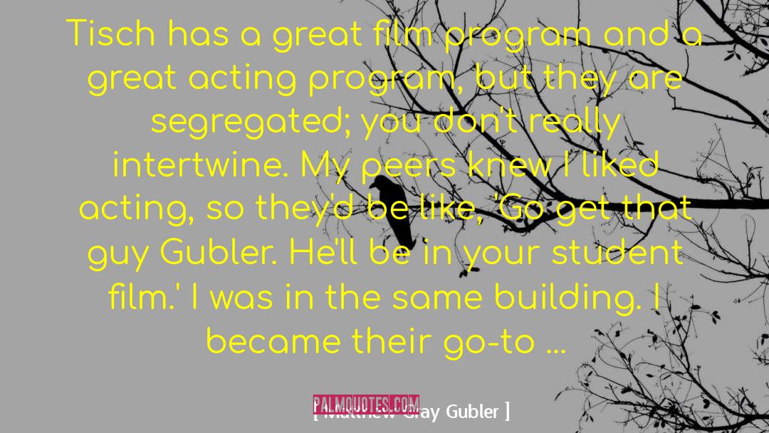 Nyu quotes by Matthew Gray Gubler