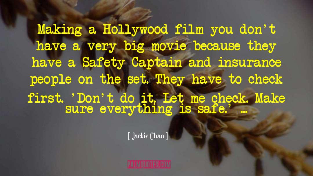 O Captain My Captain Movie quotes by Jackie Chan