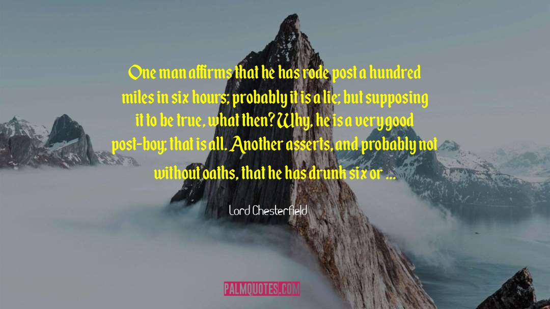 Oaths quotes by Lord Chesterfield