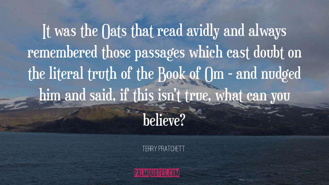 Oats quotes by Terry Pratchett