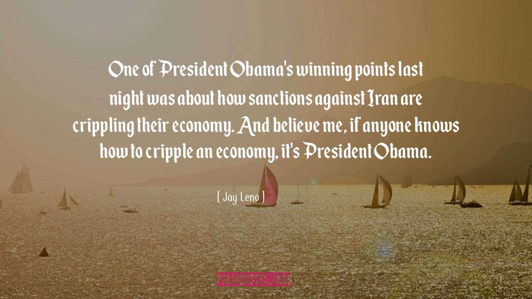 Obama Economy quotes by Jay Leno