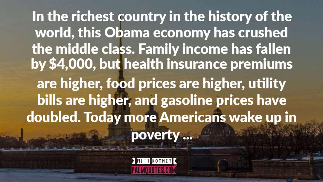 Obama Economy quotes by Mitt Romney