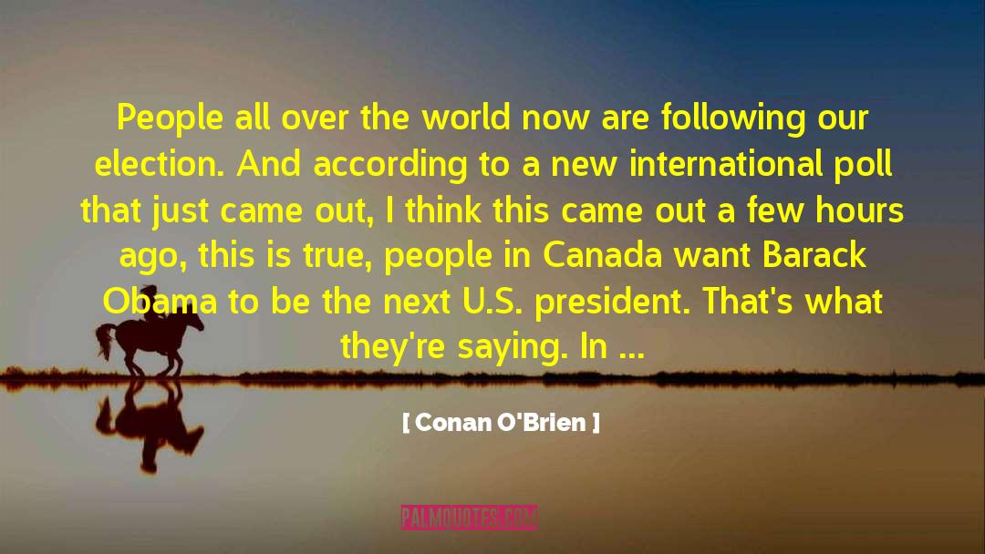 Obama S Wars quotes by Conan O'Brien