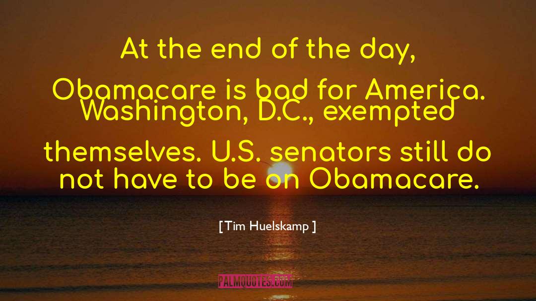 Obamacare quotes by Tim Huelskamp