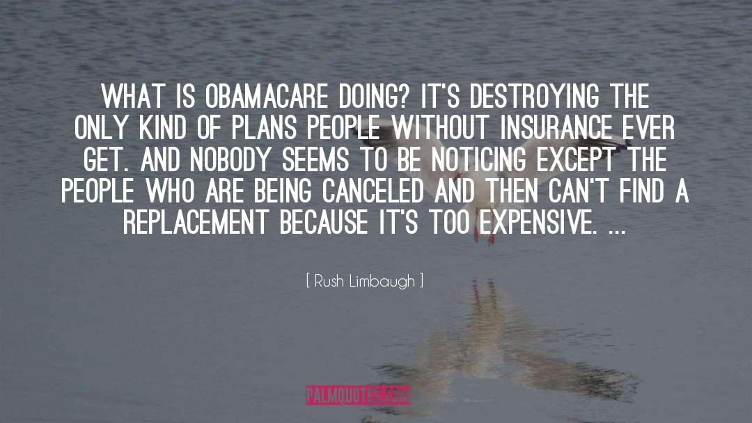 Obamacare quotes by Rush Limbaugh