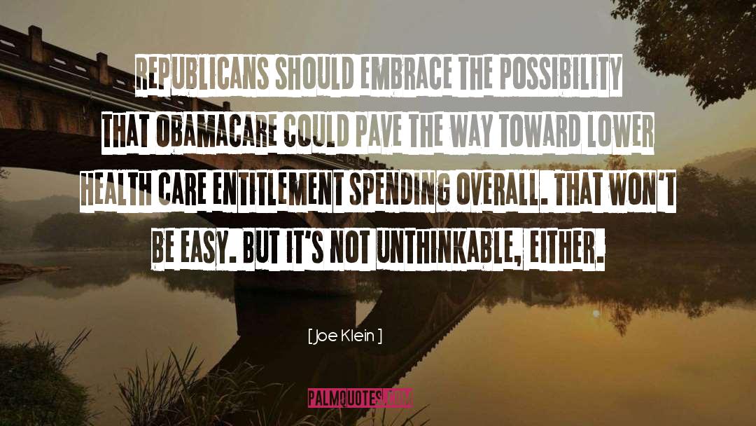 Obamacare quotes by Joe Klein