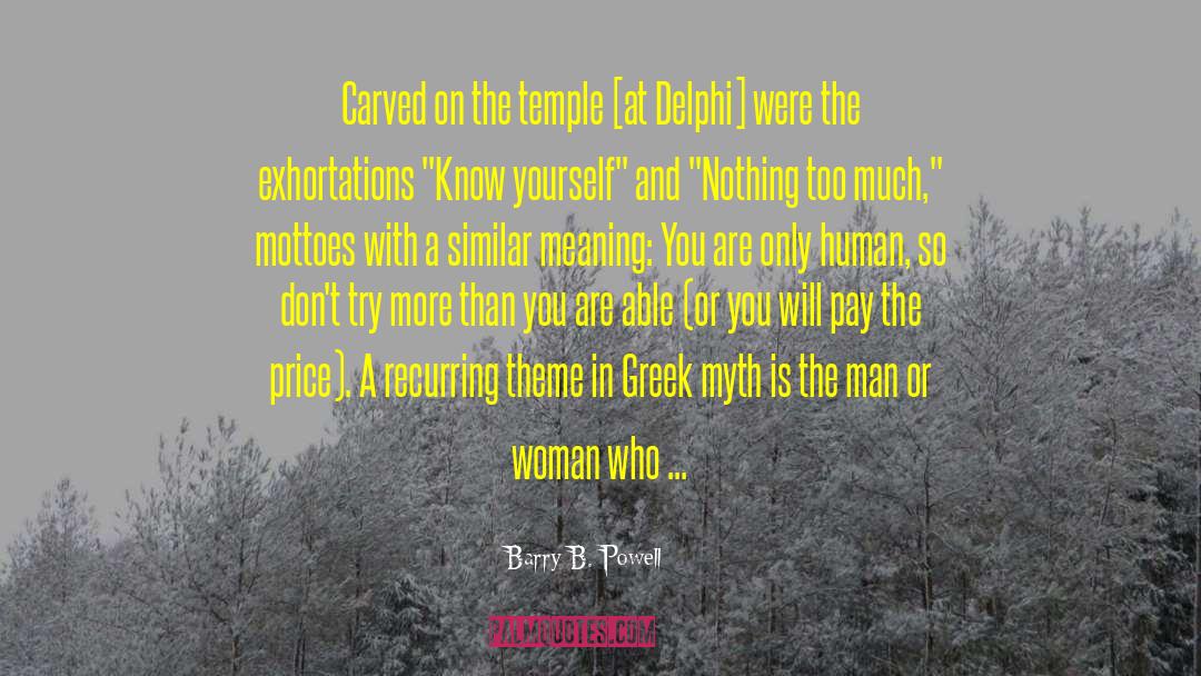 Obeah Man Woman quotes by Barry B. Powell