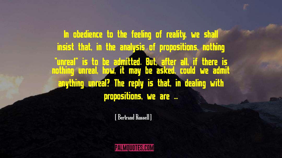 Obedience Purpose quotes by Bertrand Russell