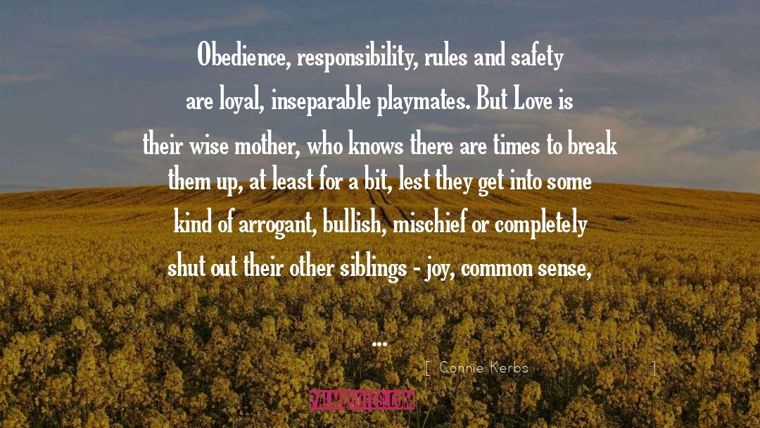 Obedience quotes by Connie Kerbs
