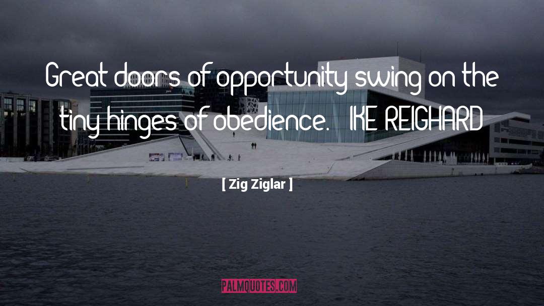 Obedience quotes by Zig Ziglar