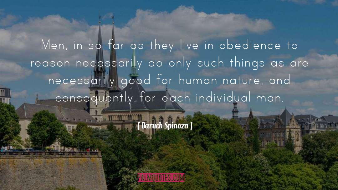 Obedience Vs Disobedience quotes by Baruch Spinoza