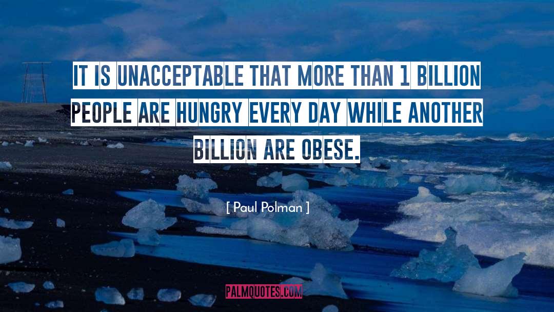 Obese quotes by Paul Polman