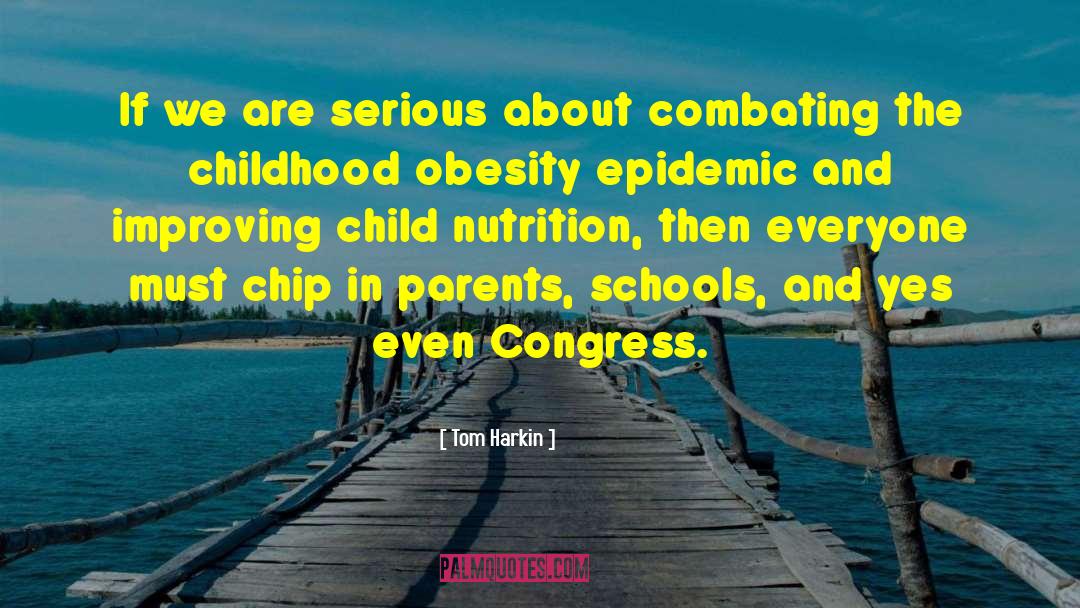 Obesity Epidemic quotes by Tom Harkin