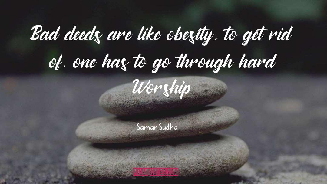 Obesity quotes by Samar Sudha