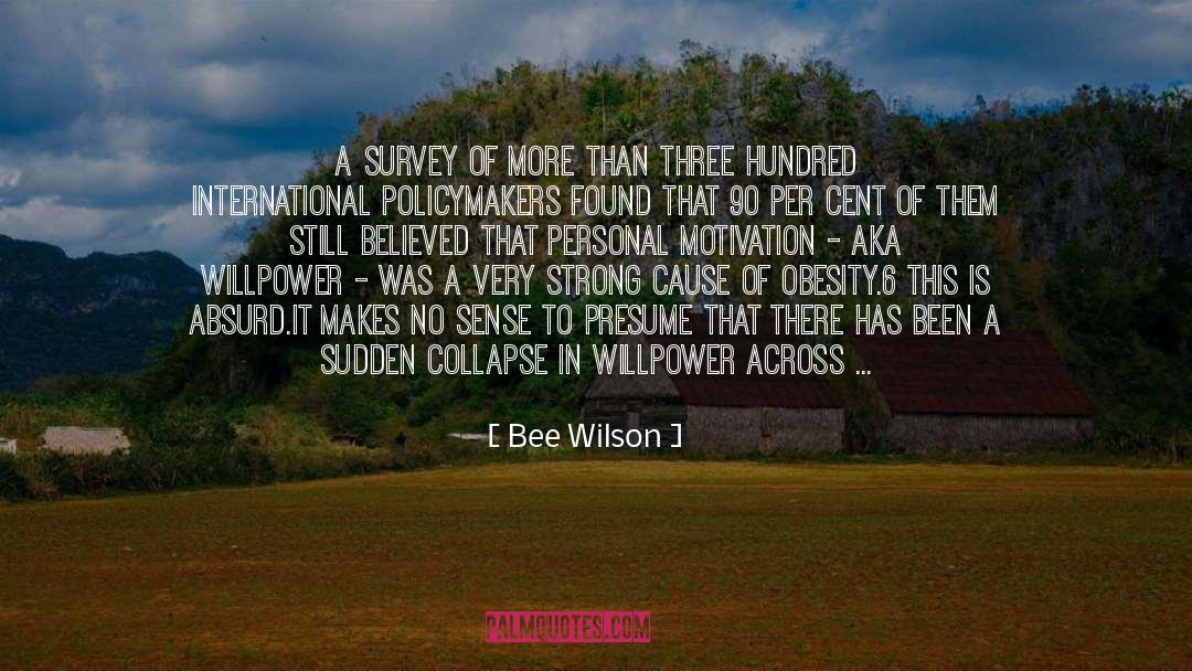 Obesity quotes by Bee Wilson