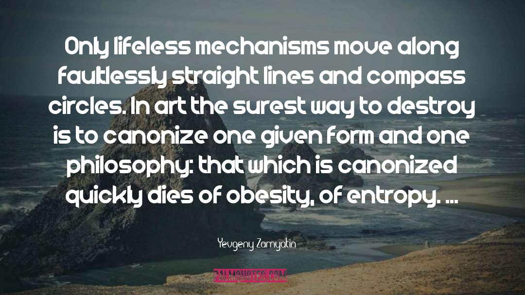 Obesity quotes by Yevgeny Zamyatin