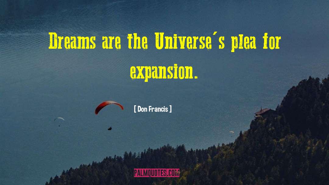 Obey Dreams quotes by Don Francis