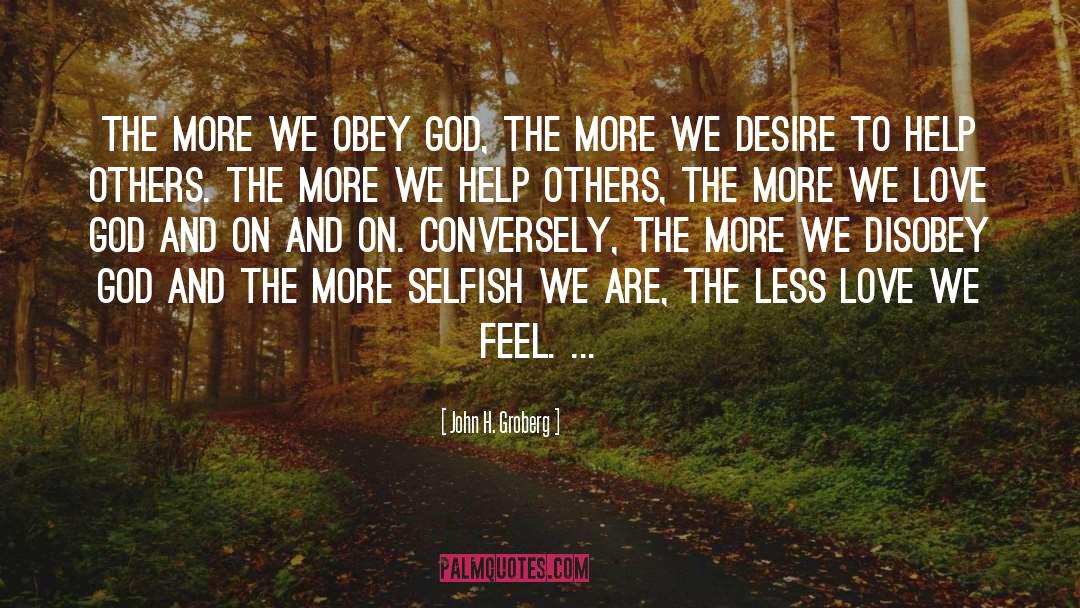 Obey God quotes by John H. Groberg