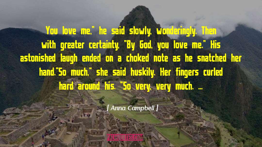 Obey God quotes by Anna Campbell