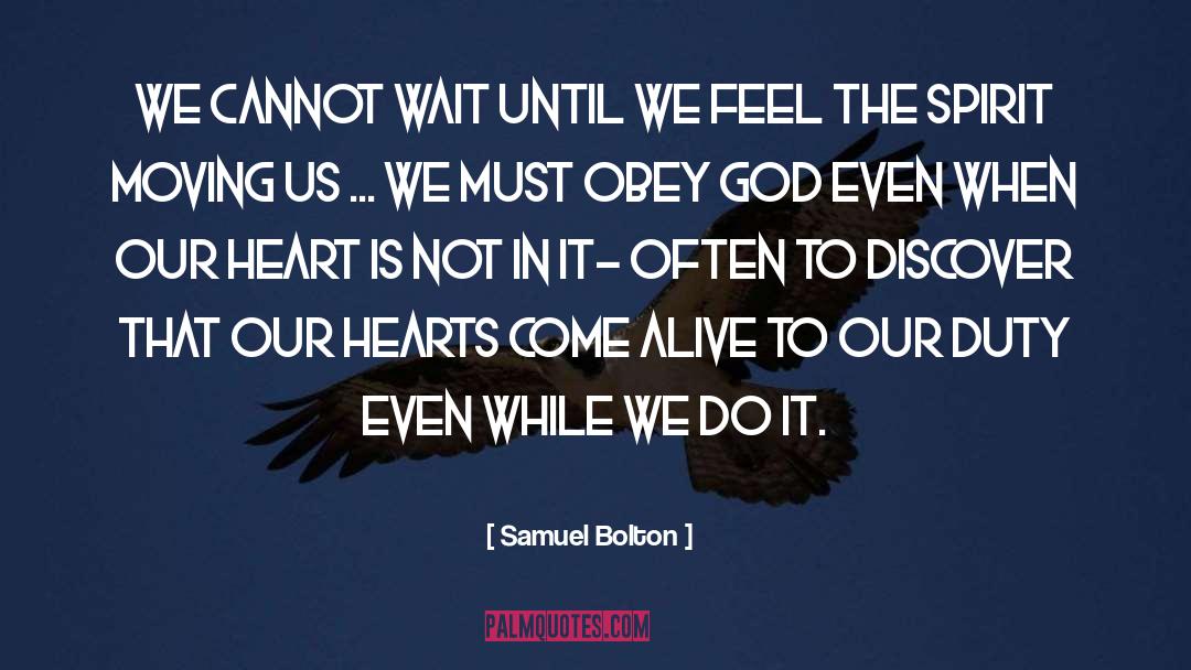 Obey God quotes by Samuel Bolton