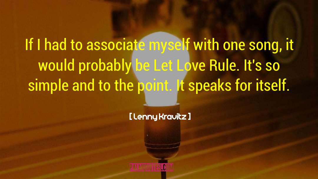 Obey The Rule quotes by Lenny Kravitz