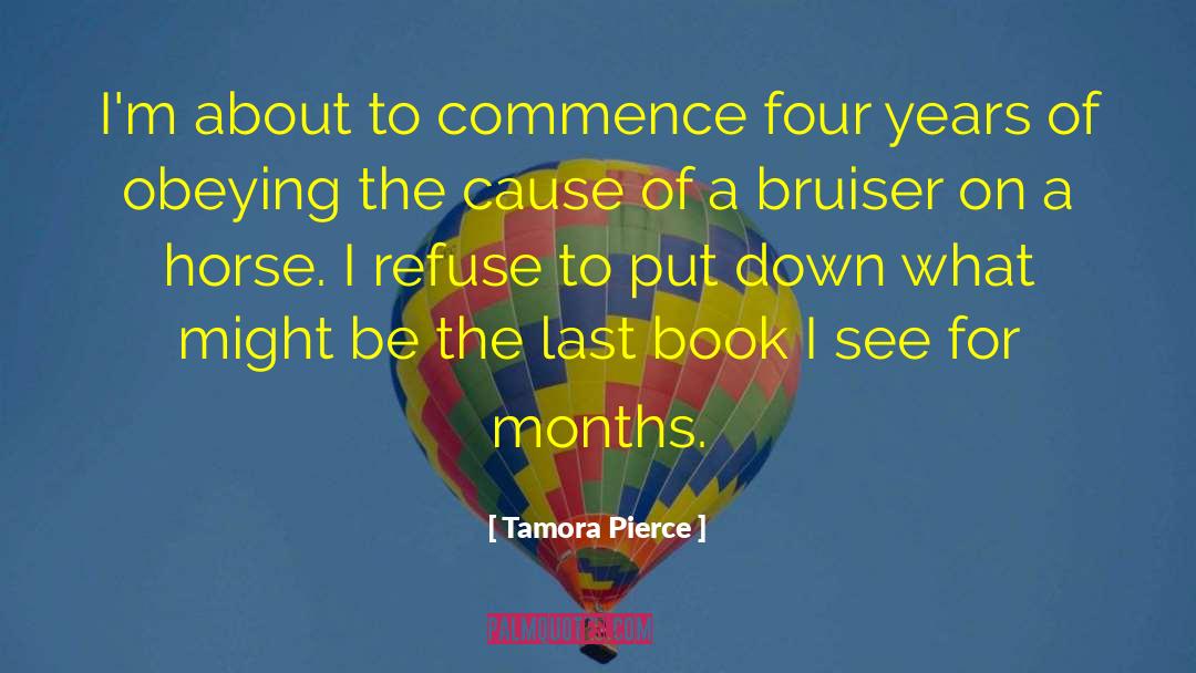 Obeying quotes by Tamora Pierce