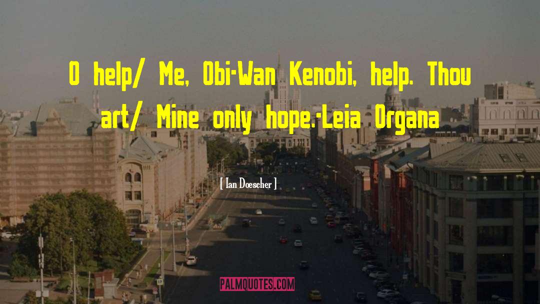 Obi Wan Kenobi quotes by Ian Doescher